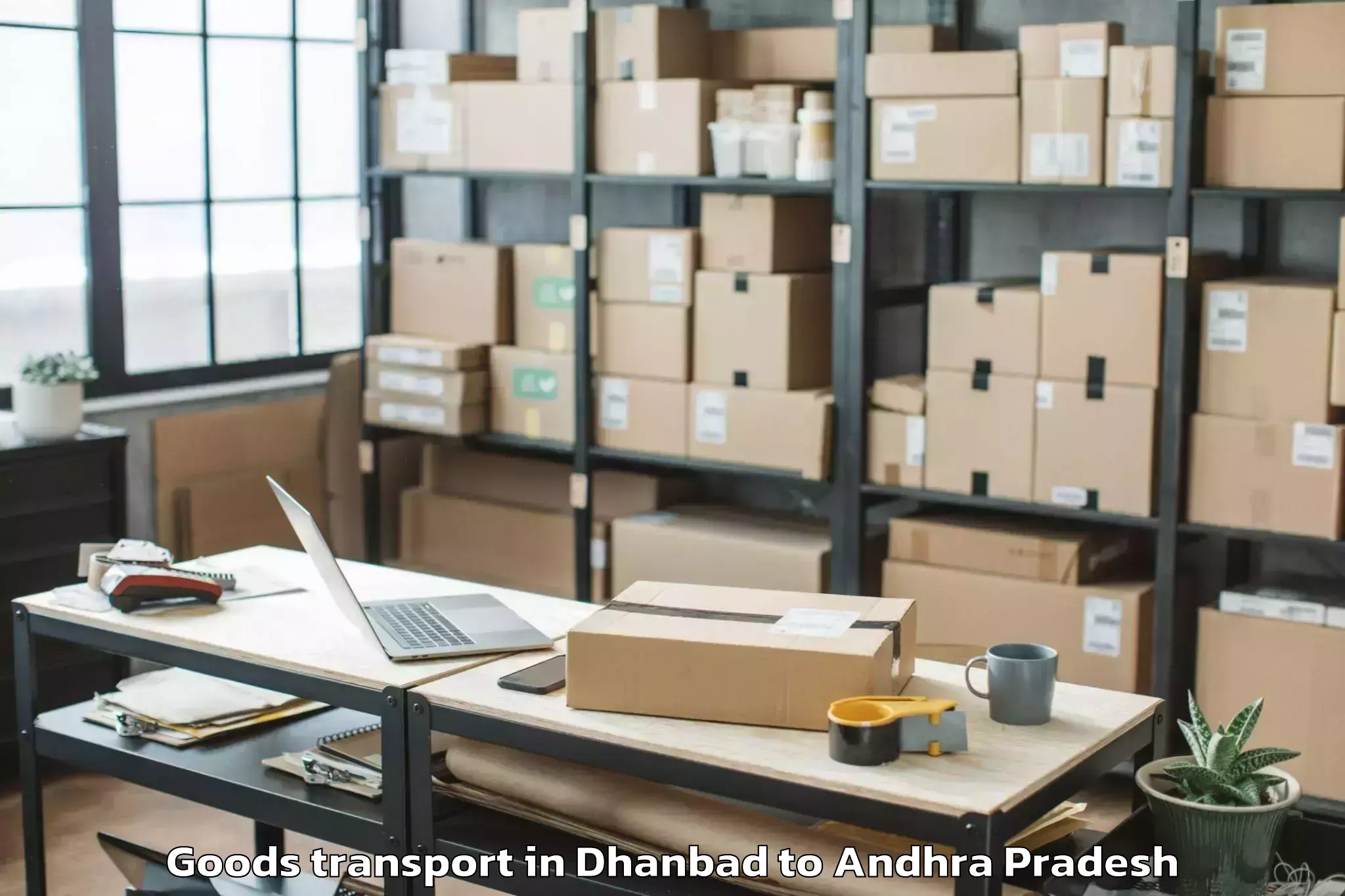 Expert Dhanbad to Vempalle Goods Transport